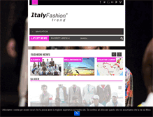 Tablet Screenshot of italyfashiontrend.com